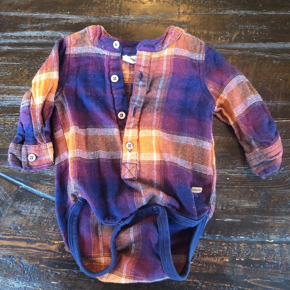 Miny Mo Flannel Onesie